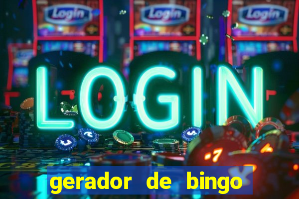 gerador de bingo cha de bebe